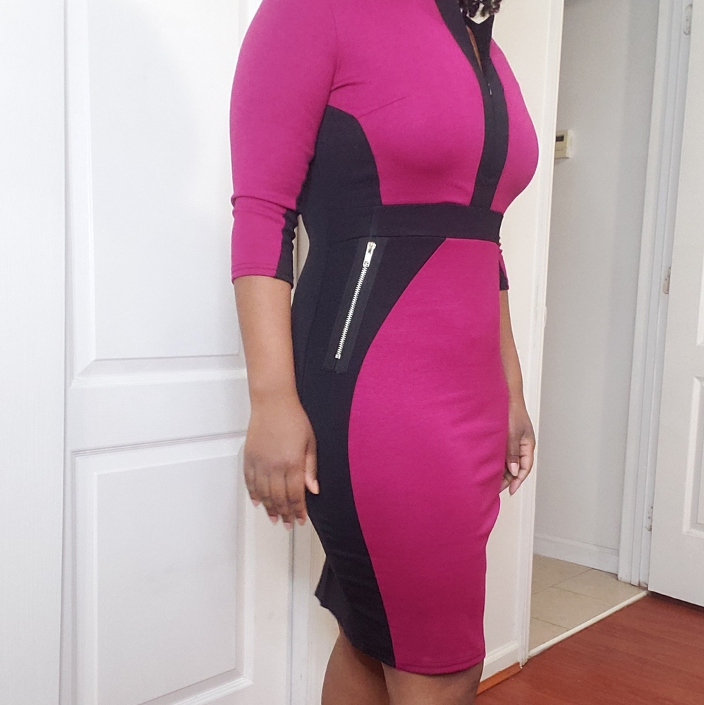 Color Block Dress - Picture 3 of 3